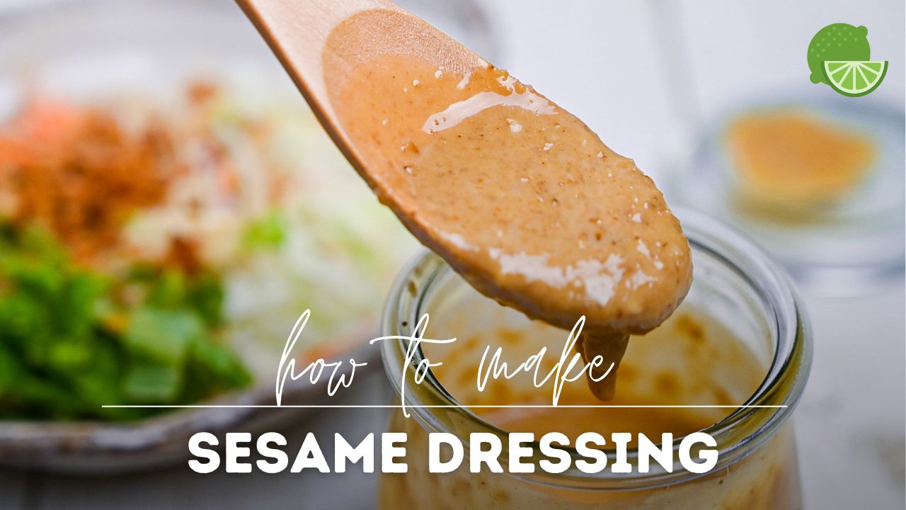 Japanese Sesame Dressing Recipe (Goma Dressing)