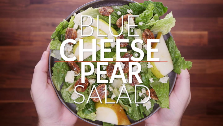 Pear Bleu Cheese Salad