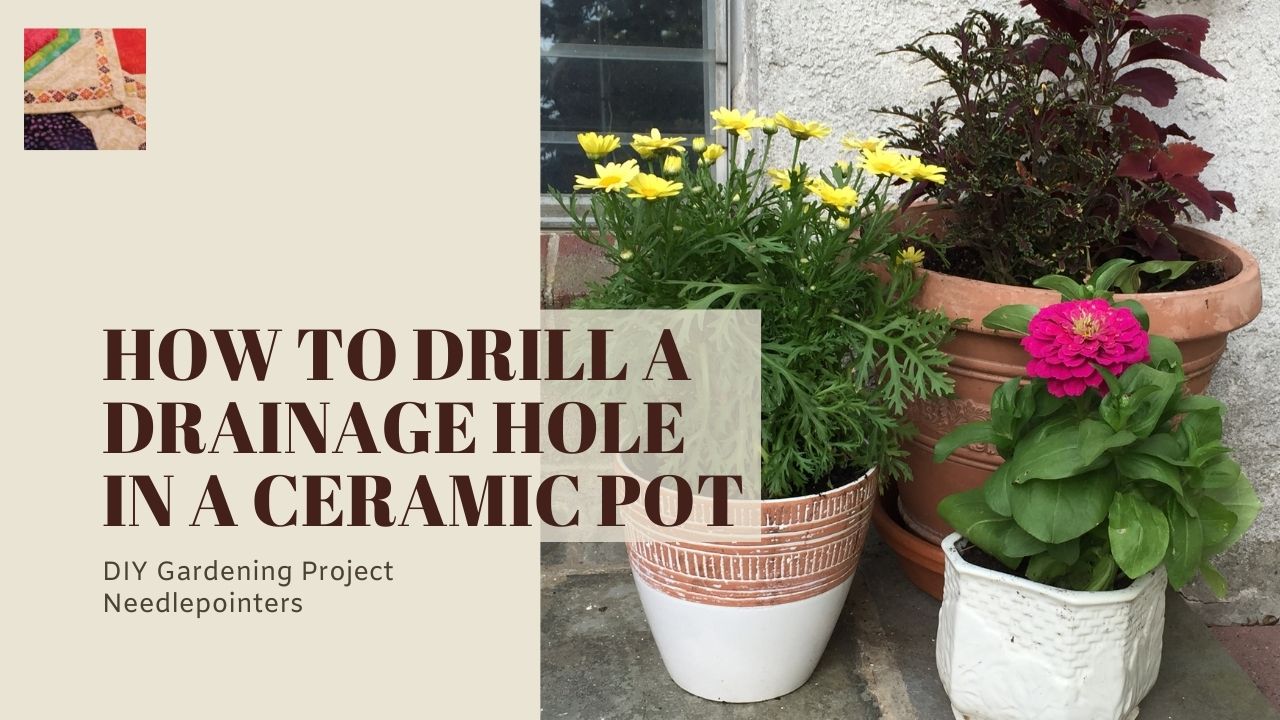 How to Drill a Drainage Hole in a Ceramic Flowerpot or Planter