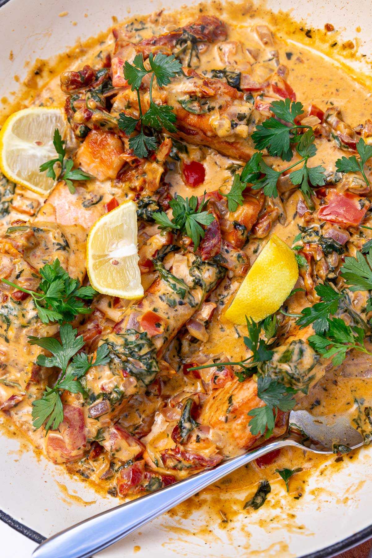 SALMON CRAFT 146 × SIMS LINK GREED PRO M Easy Creamy Tuscan Salmon (20-Minute Recipe) - Scrummy Lane