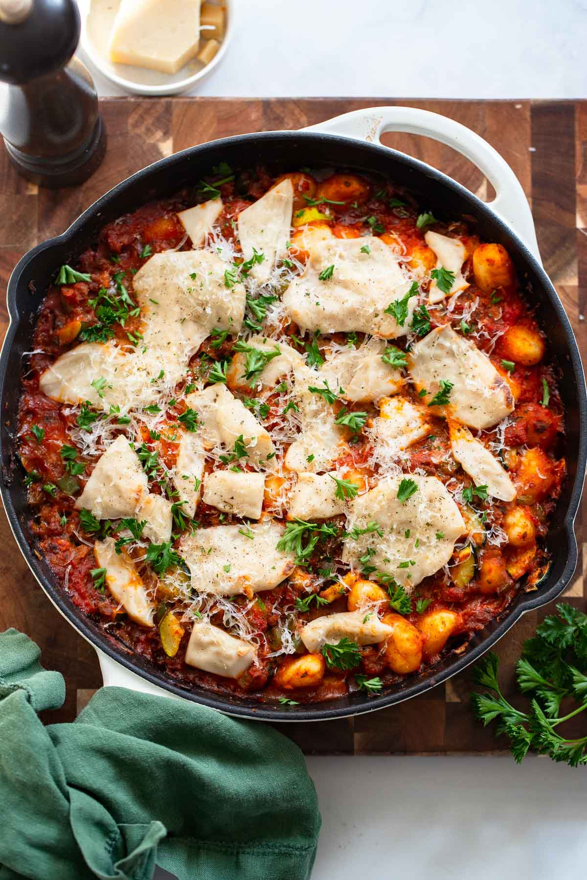 Easy Gnocchi Skillet | Dietitian Debbie Dishes